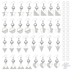 16 Pairs 8 Styles Blank Glass Dome Dangle Earrings EJEW-AB00007-1