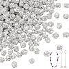 200Pcs Pave Disco Ball Beads RB-PH0001-41E-1