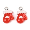 Christmas Theme Opaque Resin Pendants RESI-S08-02A-1