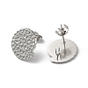 Non-Tarnish 304 Stainless Stud Earring Findings STAS-M314-01E-P-2