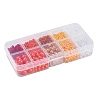 DIY 10 Grids ABS Plastic & Glass Seed Beads Jewelry Making Finding Beads Kits DIY-G119-01D-4