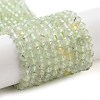 Natural Prehnite Beads Strands G-G161-A13-03-1