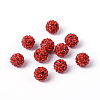 Pave Disco Ball Beads RB-A130-10mm-18-3