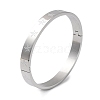 304 Stainless Steel Grooved Star Bangles BJEW-F464-14P-2