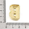 Brass Slide Charms KK-Z163-01G-B-3