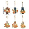 6Pcs DIY Diamond Painting Lantern Keychain Kits PW-WG73926-01-1