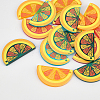 Olycraft 3D Printed Orange Charm Dangle Earring Making Kit for Girl Women DIY-OC0007-70-4