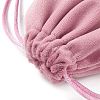 Velvet Jewelry Drawstring Storage Pouches ABAG-P013-02D-06-3