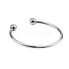 Brass European Style Bangle Making BJEW-WH0022-09P-2