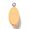 Opaque Resin Pendants RESI-G043-D05-3