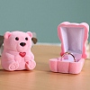 Velvet Bear-shaped Ring Gift Box PW-WG22879-02-1