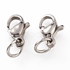 Tarnish Resistant 304 Stainless Steel Lobster Claw Clasps LS-STAS-G240-01A-P-2