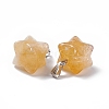 Natural Citrine Pendants G-C002-02G-4