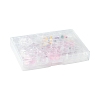 14Pcs 7 Colors Painted Glass Beads LAMP-FS0001-60-6