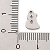 Non-Tarnish 201 Stainless Steel Charms STAS-U016-01P-B-3