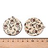 Printed Poplar Wood Pendants FIND-N005-74O-3