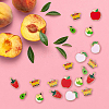 60Pcs 6 Style Alloy Enamel Pendants FIND-DC0002-37-5