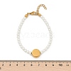 Plastic Imitation Pearl Beads Bracelets for Women BJEW-M056-10G-03-4