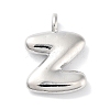 Rack Plating Brass Balloon Letter Pendants LS-KK-C050-01P-Z-1