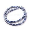 Natural Blue Spot Jasper Beads Strands G-F631-K06-2