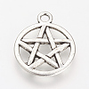 Tibetan Style Alloy Pendants TIBE-S303-13AS-RS-1