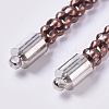Iron Popcorn Chain Necklaces Making AJEW-PH00757-02-2