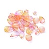 Electroplate Transparent Glass Beads EGLA-L027-D03-1