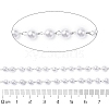 ABS Imitation Pearl Round Beaded Chains CHS-A015-06P-2