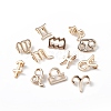 12Pcs 12 Style Alloy Charms Set FIND-A026-01KCG-1