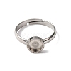 304 Stainless Steel Adjustable Ring Components STAS-B098-02B-P-2
