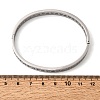 Hollow 304 Stainless Steel Hinged Bangles for Women BJEW-H644-06P-5