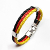 Imitation Leather Multi-strand Bracelets for Women Men WG7AE3D-01-1