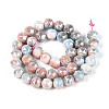 Anti-Tarnish Electroplate Glass Beads Strands GLAA-N010-10mm-16-4