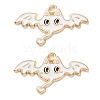 Halloween Alloy Enamel Pendants ENAM-Z022-02E-1