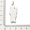 304 Stainless Steel Pendants STAS-Q343-05A-P-3