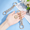 Unicraftale 2Pcs Alloy Oval Link Purse Strap Extenders FIND-UN0003-07KCG-4