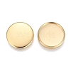 304 Stainless Steel Plain Edge Bezel Cups LS-X-STAS-E460-10G-14MM-1