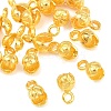 Brass Bead Tips X-KK-N0002-04G-2