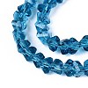 Transparent Glass Beads Strands GLAA-N018-4mm-28-4