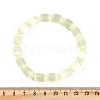 Dyed Natural Selenite Column Beaded Stretch Bracelets for Women BJEW-I312-05C-5