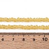 Frosted Transparent Glass Beads Strands GLAA-N016-4mm-23-2