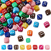 150Pcs Opaque Acrylic Beads OACR-DC0001-55-1