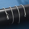 Non-Tarnish 304 Stainless Steel Rope Chain Necklaces X-NJEW-F226-03P-03-4