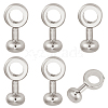 6Pcs Brass Zipper Insert Buckles KK-CY0001-04P-7