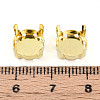 201 Stainless Steel Sew on Prong Settings STAS-T032-01-10mm-G-3
