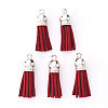 Faux Suede Tassel Pendant Decorations X-FIND-R095-021P-1