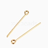 304 Stainless Steel Eye Pins X-STAS-I318-C18-G-1