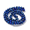 Electroplate Glass Bead Strands LS-EGLA-R042-8mm-01-4