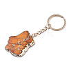 Natural Regalite/Imperial Jasper/Sea Sediment Jasper Keychain G-N0326-002E-2