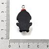 Christmas Theme Opaque Resin Pendants RESI-F054-B04-3